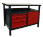 Preview: Werkbank mit 3 Schubladen