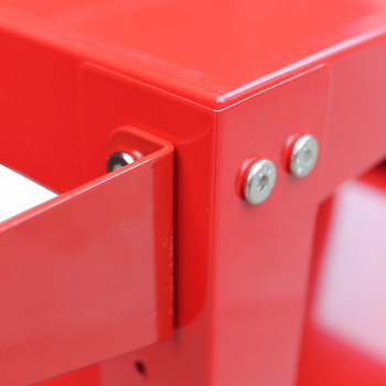 Detailansicht der Montagewagenhalterung