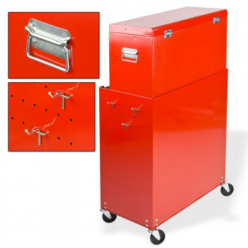 Die lochwand des Werkstattwagens