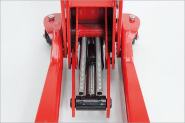 Die Rückholfedern des Wagenhebers 3,5 Tonnen