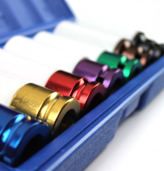 Detailansicht der Felgennüsse