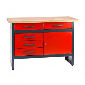 Werkbank mit 5 Schubladen