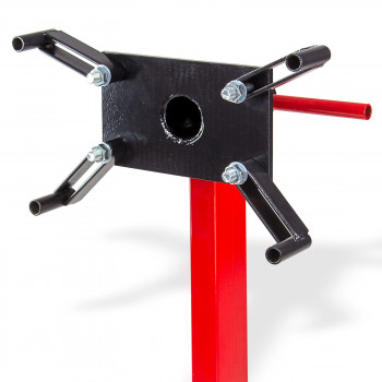 Die Halterung des Motorständers