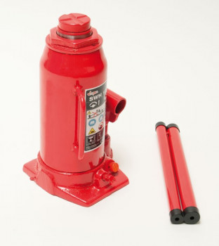 Praktischer Tragegriff zum Tragen und justieren des Wagenhebers