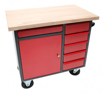 Werkstattwagen mit Arbeitsplatte