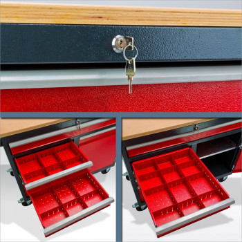 Details des Werkstattwagens