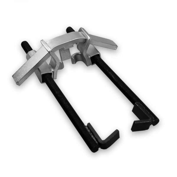 Die frontale Ansicht des Federspanners