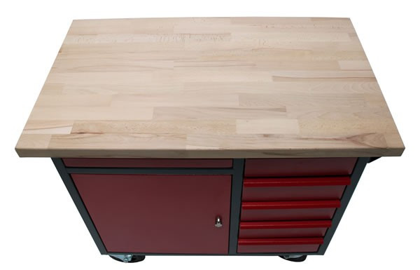 Detailansicht der Arbeitsplatte