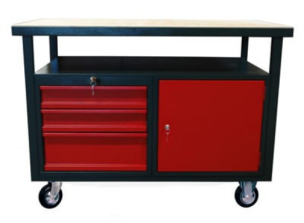 Details des Werkstattwagens