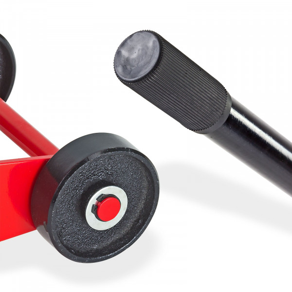 Die Lastrollen des Rangierwagenhebers