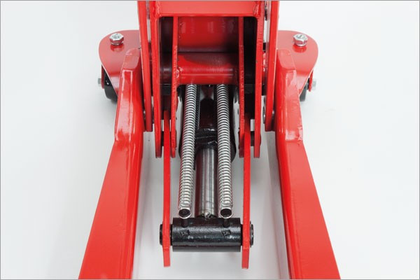 Die Rückholfedern des Wagenhebers 3,5 Tonnen