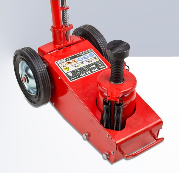 Der Stempel des Wagenhebers