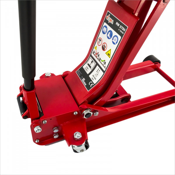 Der Verstärkte Hebearm des Rangierwagenhebers